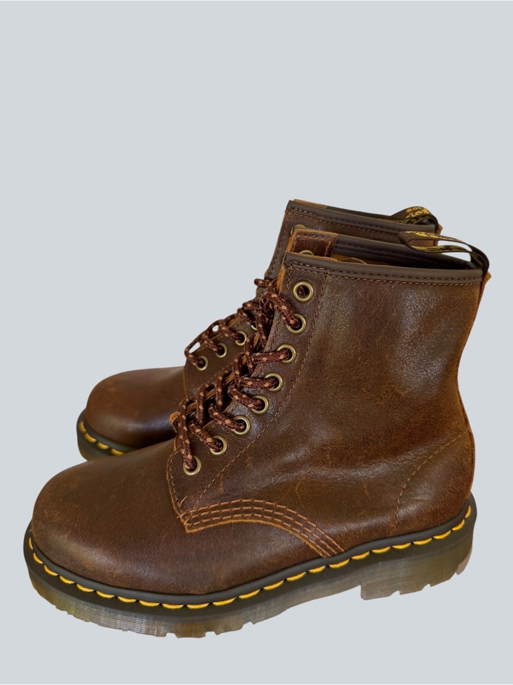 Dr. Martens NEW Unisex 1460 SR Brown Lace Up Boot Size 6 or 4 #267020 - Picture 3 of 9